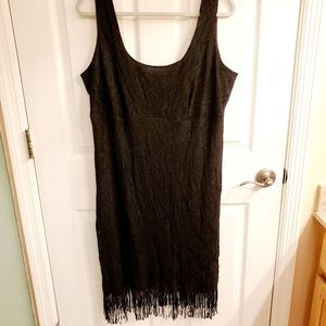 Black cocktail dress